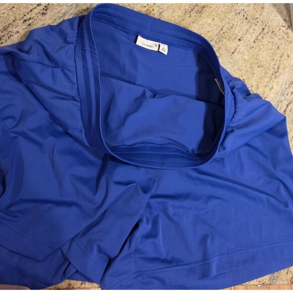 Women's Size L BeanSport Swimwear, Pull-On Shorts Cobalt Blue Panty Swim Shorts - Picture 6 of 14